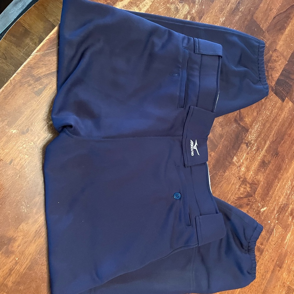 Mizuno Navy Blue Softball Pants